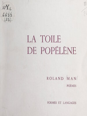 cover image of La toile de Popélène